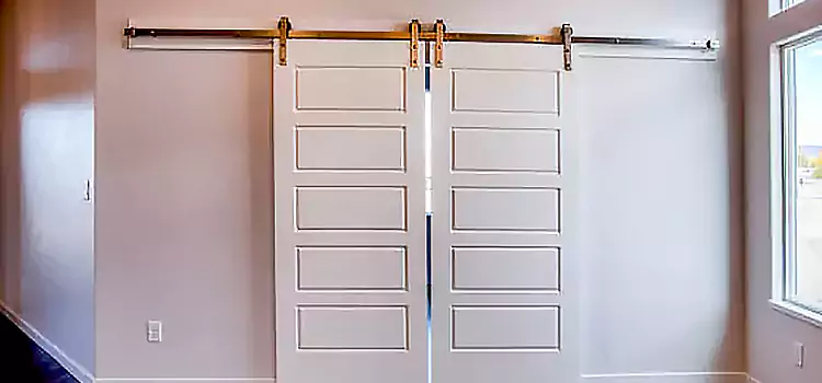 Glass Barn Door with Installation Hardware Kit Gatineau